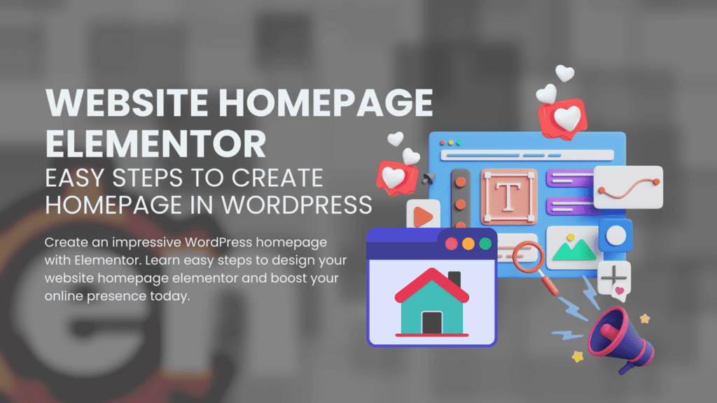 Website Homepage Elementor_ Easy Steps to Create Homepage in WordPress
